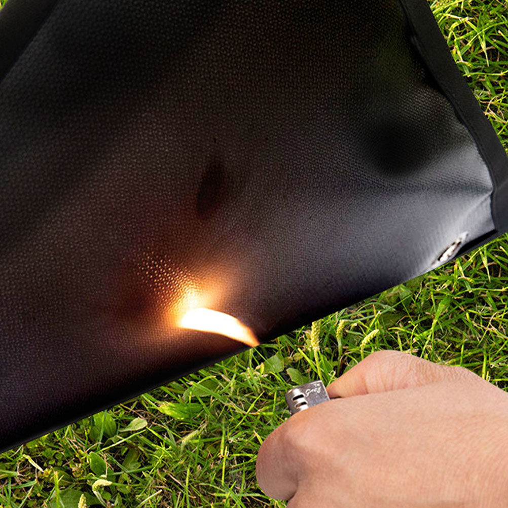 Fire Blanket Kitchen - Feuerfeste Glasfaserdecke, hitzebeständige Feuerdecke für Küche,