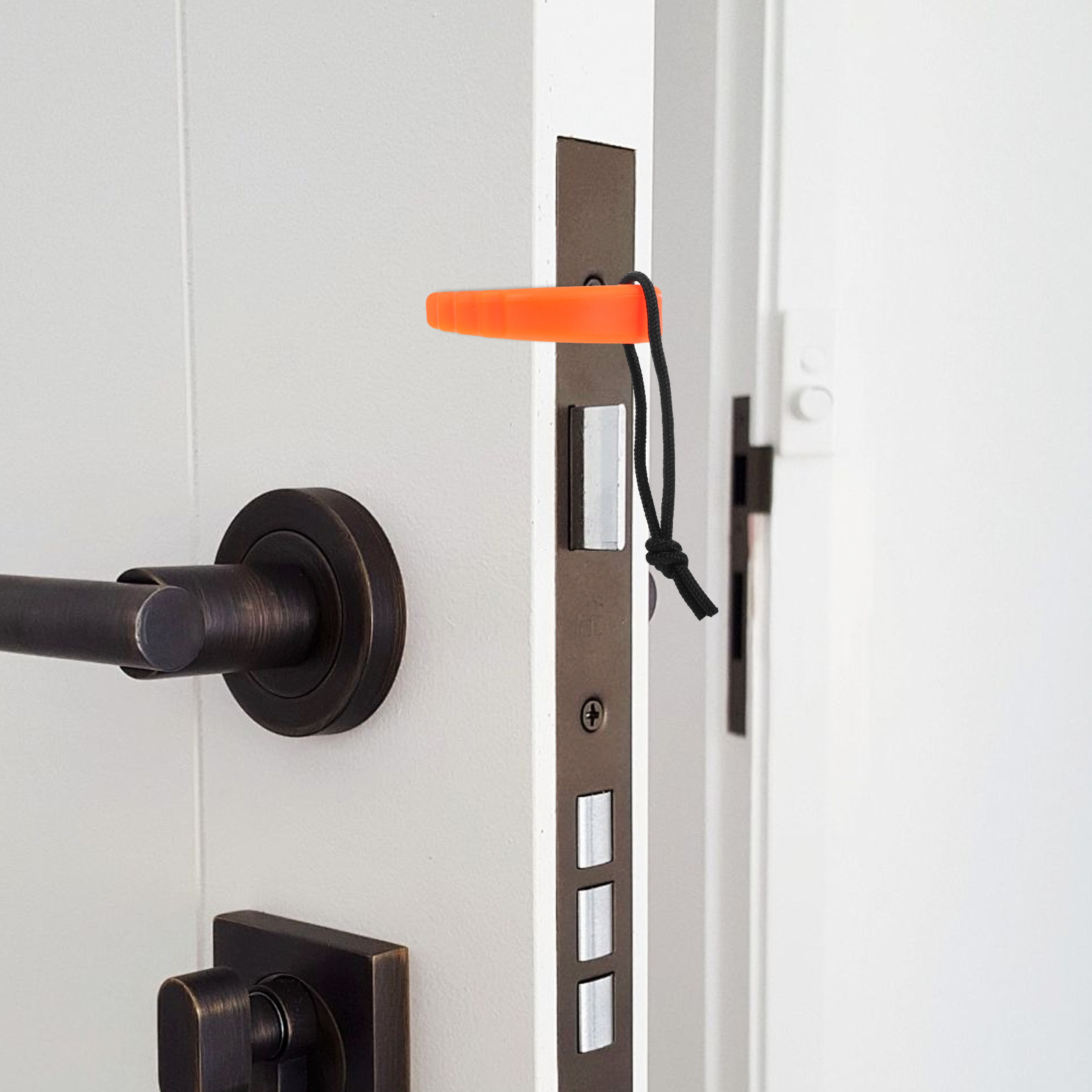 Door Stop Alarm - Tragbarer Türstopper-Alarm, Sicherheitstürkeil, Notfall-Feuerwehrtraining, Polizeisicherheitstürstopper für