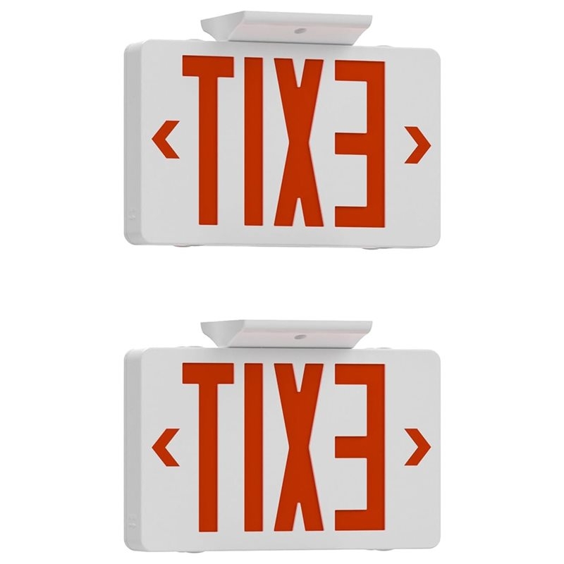 Emergency Exit Sign - A46U UL-gelistetes LED-Notbeleuchtungsgerät mit Notlicht, rotes