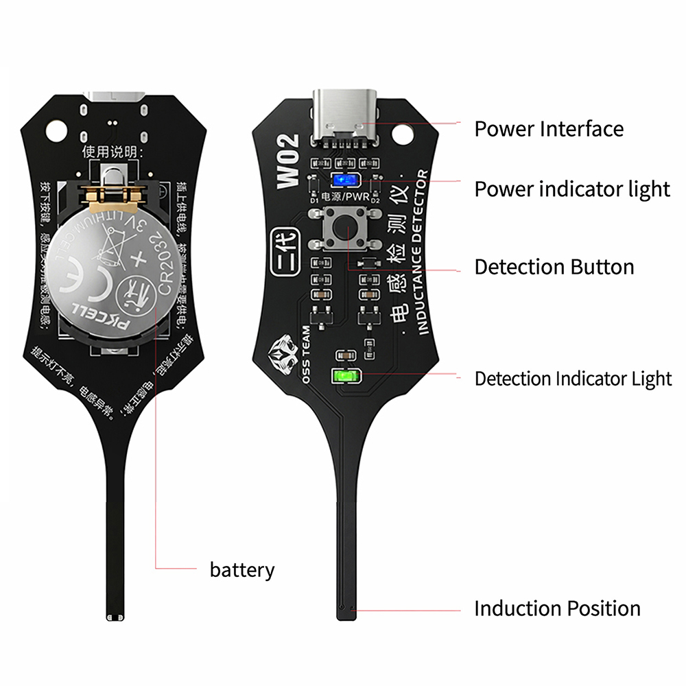 DC 5V Induktivitätstester für  – Co Detector Plug Bewertung und Preis