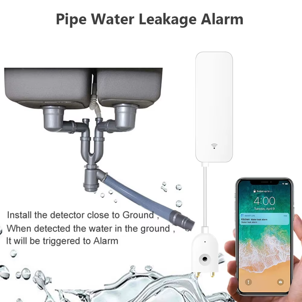 ZigBee WLAN Wasserleck-Sensor  – Water Alarm Sensor Bewertung und Preis