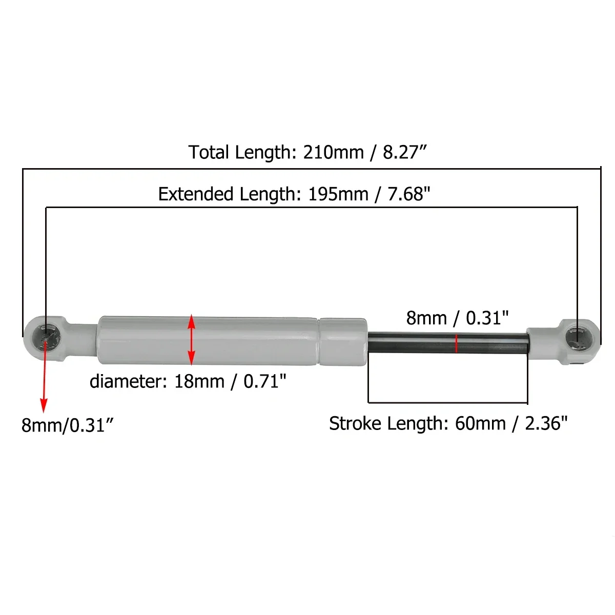 200-380N 195mm 8mm für RV Bett – Window Lock Bar Bewertung und Preis